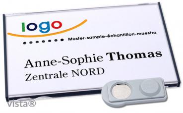 Namensschild vista® 60 "classic" anthrazit
